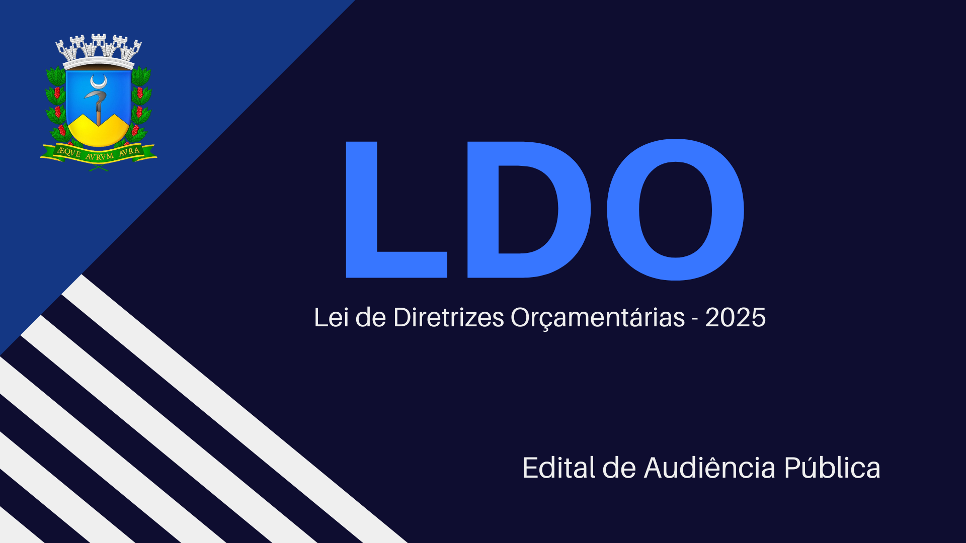 EDITAL DE AUDIÊNCIA PÚBLICA - LDO 2025
