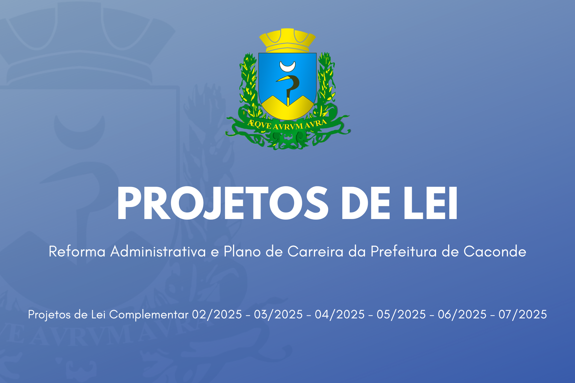 PROJETOS DE LEI